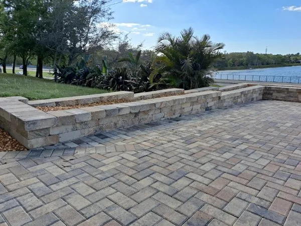 paver walkway job